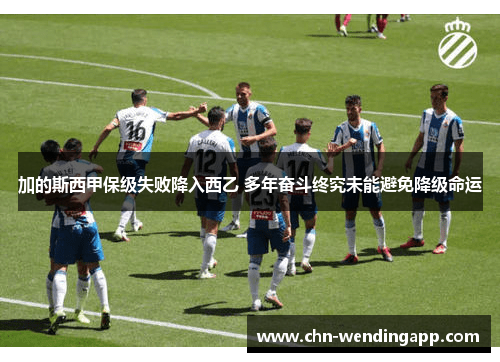加的斯西甲保级失败降入西乙 多年奋斗终究未能避免降级命运